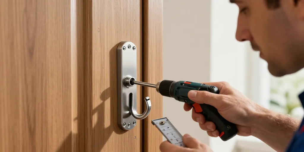 serrure applique crochet